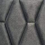 Sonora Eastern King Upholstered Panel Bed White