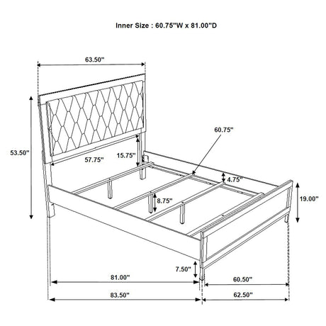 Sonora 4-piece Queen Bedroom Set White - sold by Home Elegance USA