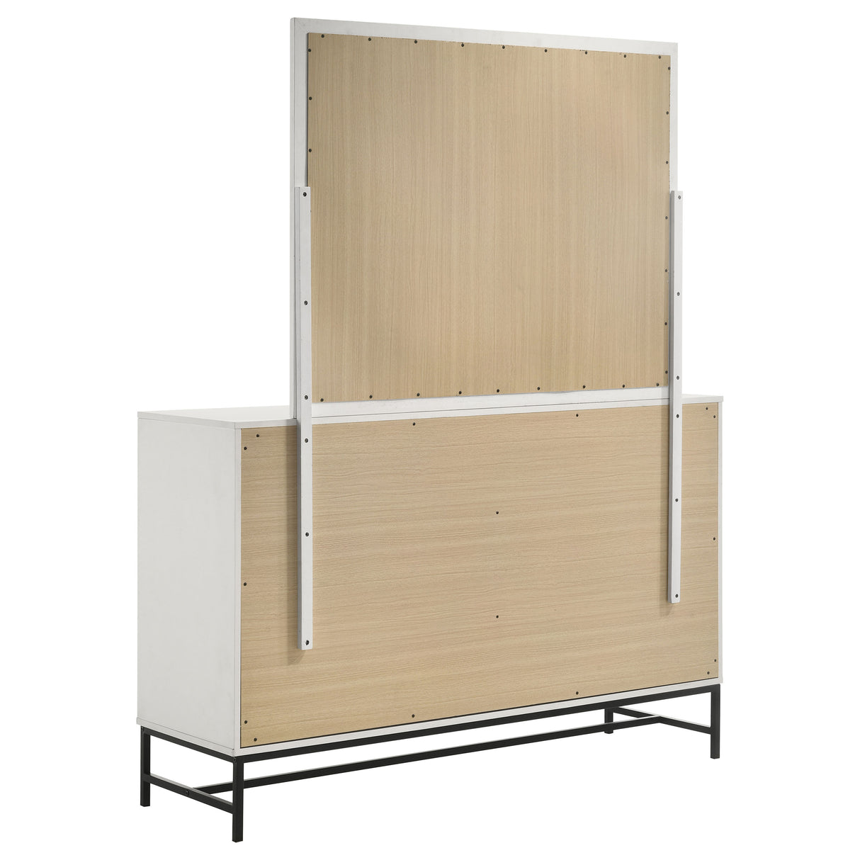 Sonora 6-drawer Dresser with Mirror White - Home Elegance USA