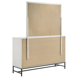 Sonora 6-drawer Dresser with Mirror White - Home Elegance USA