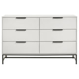Sonora 6-drawer Bedroom Dresser White - Home Elegance USA