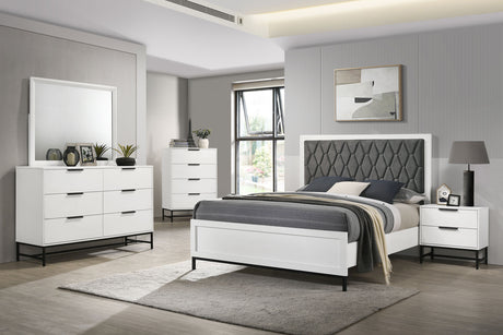 Sonora 6-drawer Bedroom Dresser White - Home Elegance USA
