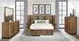 Terrace 6-piece Eastern King Wall Panel Bedroom Set Ash Brown – Coaster Furniture - Home Elegance USA