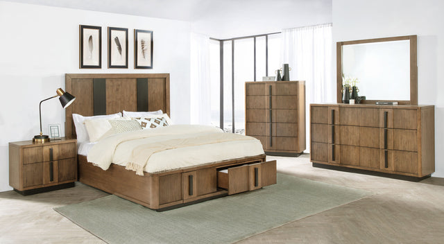 Terrace 5-piece California King Bedroom Set Ash Brown – Coaster Furniture - Home Elegance USA