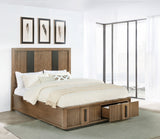 Terrace 2-drawer California King Storage Bed Ash Brown - sold by Home Elegance USA