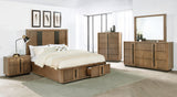 Terrace 2-drawer California King Storage Bed Ash Brown - sold by Home Elegance USA
