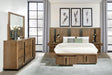 Terrace 5-piece Queen Wall Panel Bedroom Set Ash Brown – Coaster Furniture - Home Elegance USA