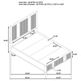 Terrace 2-drawer Queen Storage Bed Ash Brown