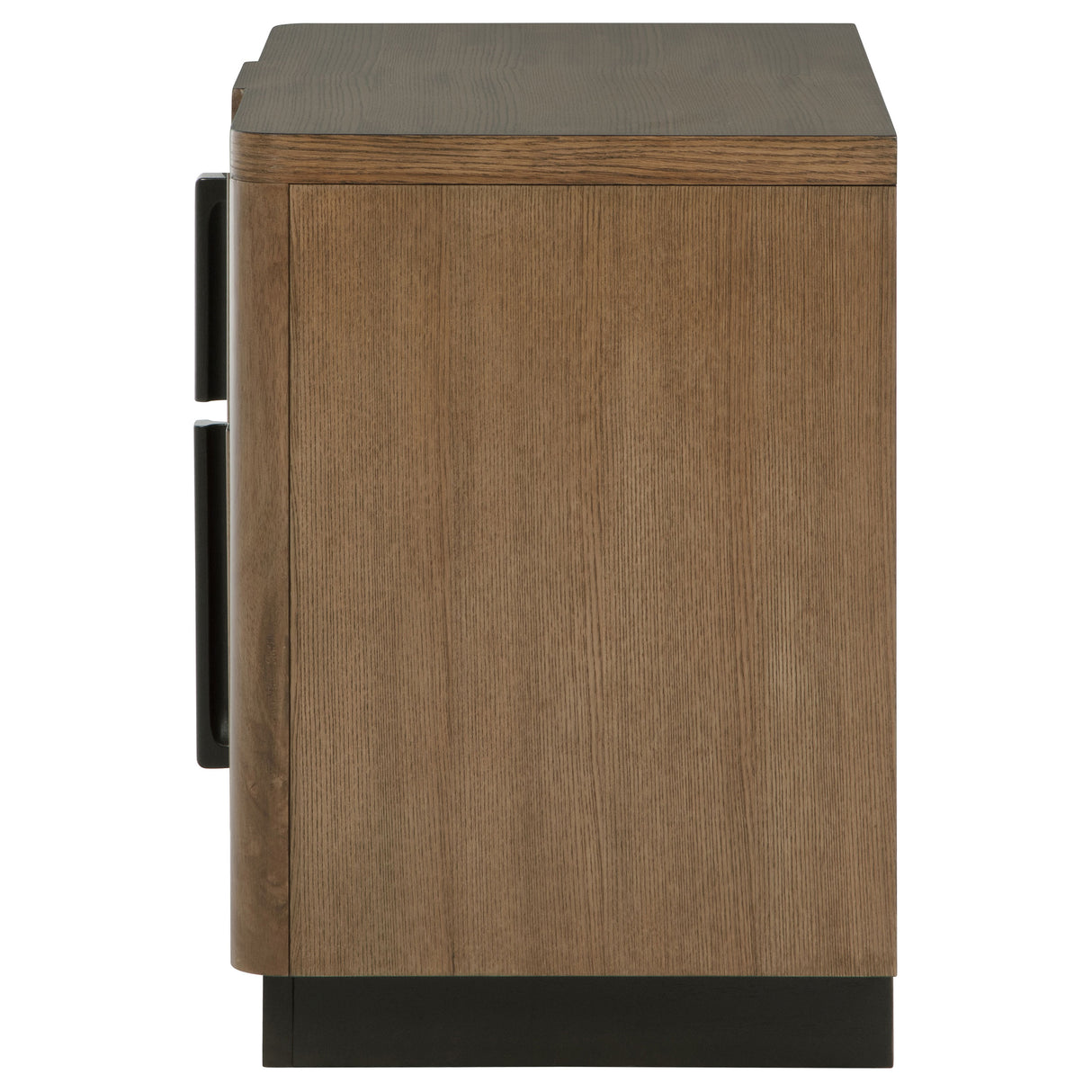 Terrace 2-drawer Nightstand Bedside Table Ash Brown - Home Elegance USA