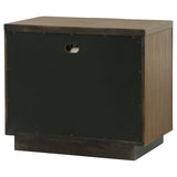 Terrace 2-drawer Nightstand Bedside Table Ash Brown - Home Elegance USA