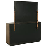 Terrace 6-drawer Dresser and Mirror Ash Brown - Home Elegance USA