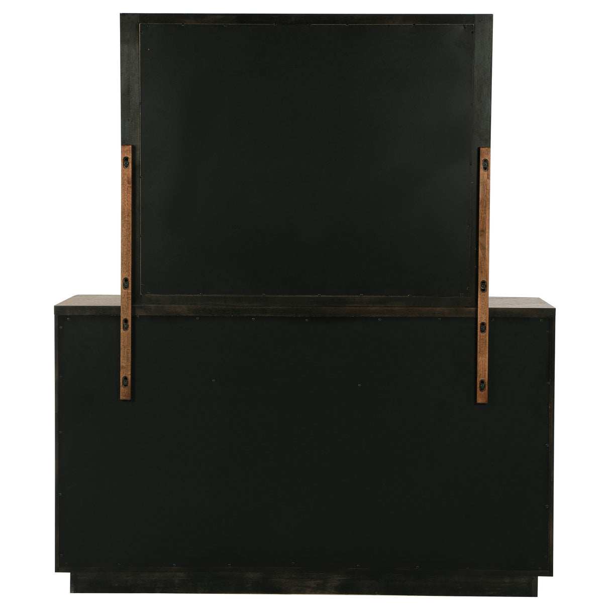 Terrace 6-drawer Dresser and Mirror Ash Brown - Home Elegance USA