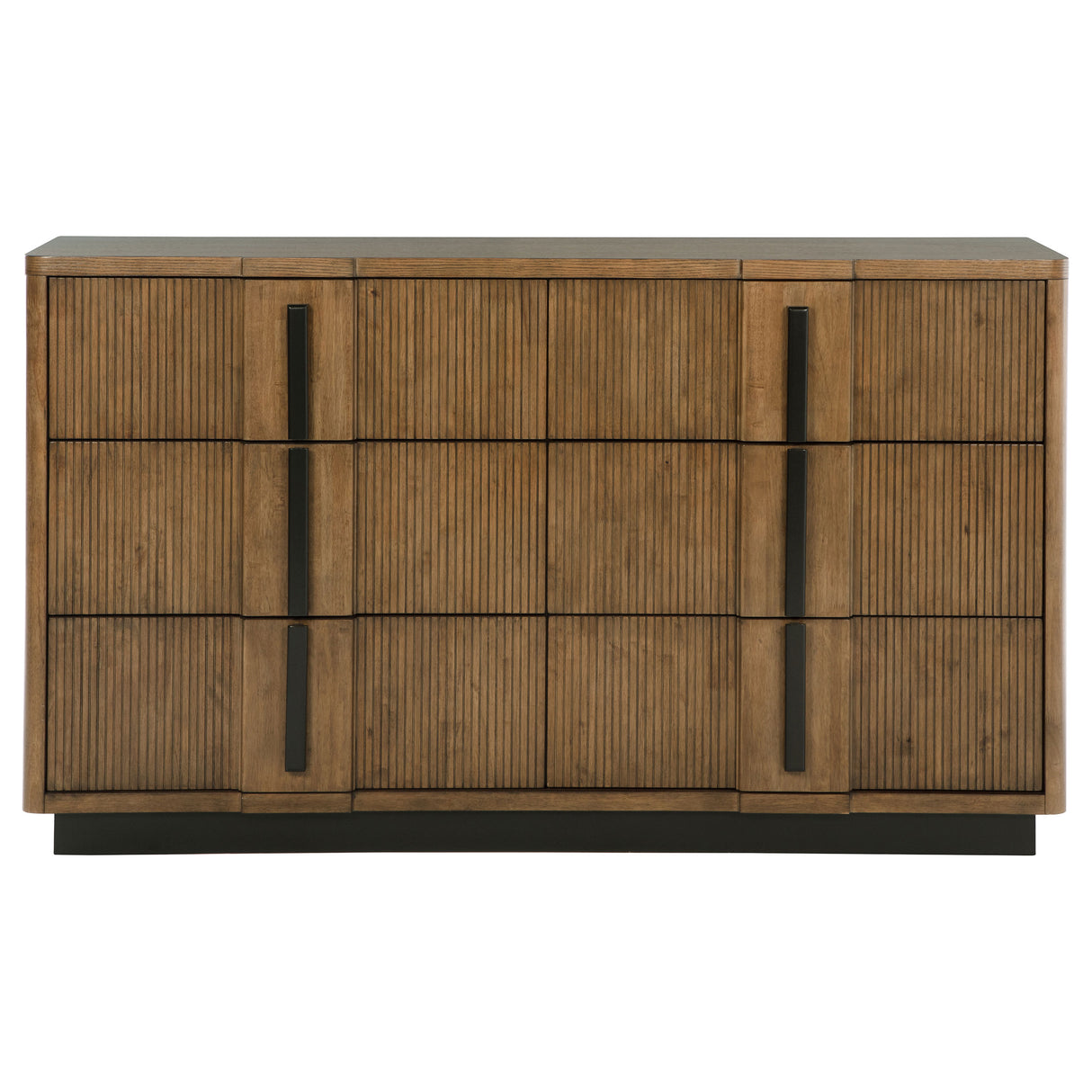 Terrace 6-drawer Dresser Cabinet Ash Brown - Home Elegance USA