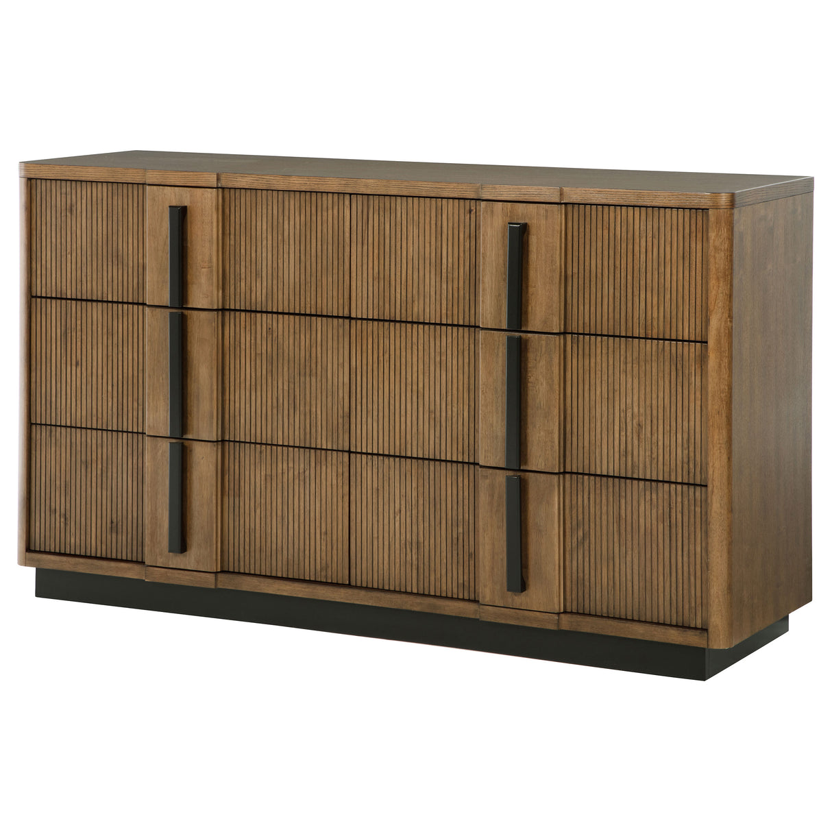 Terrace 6-drawer Dresser Cabinet Ash Brown - Home Elegance USA