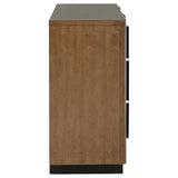Terrace 6-drawer Dresser Cabinet Ash Brown - Home Elegance USA