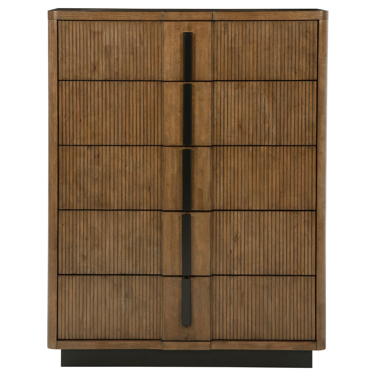 Terrace 5-drawer Chest of Drawers Ash Brown - Home Elegance USA