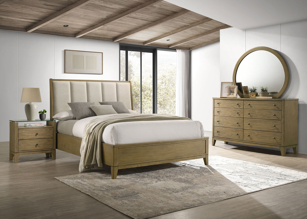 Granada 4-piece Eastern King Bedroom Set Natural Pine - sold by Home Elegance USA