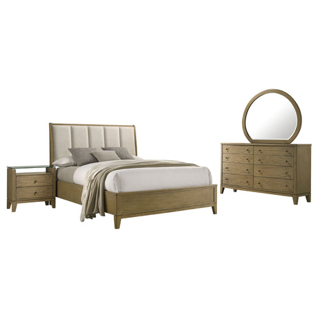 Granada 4-piece Eastern King Bedroom Set Natural Pine - sold by Home Elegance USA