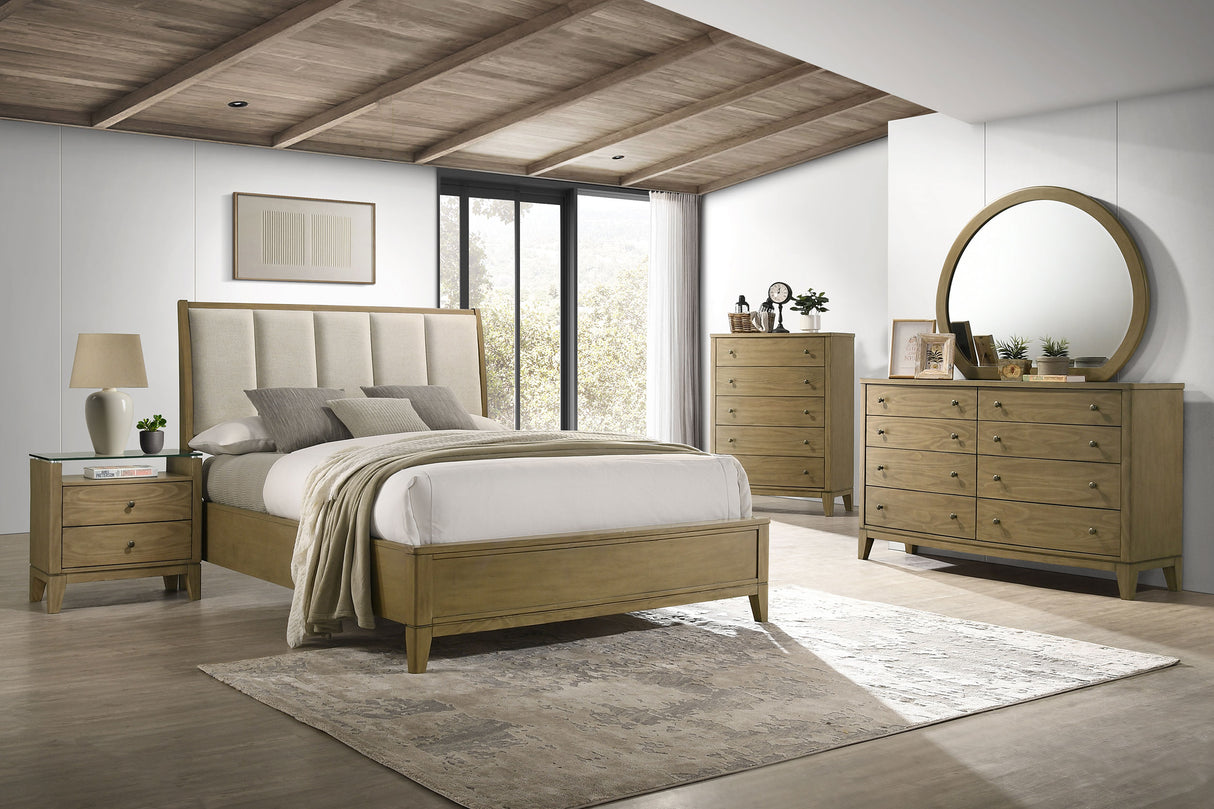 Granada 5-piece Eastern King Bedroom Set Natural Pine - sold by Home Elegance USA