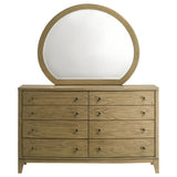 Granada 8-drawer Dresser and Mirror Natural Pine - Home Elegance USA
