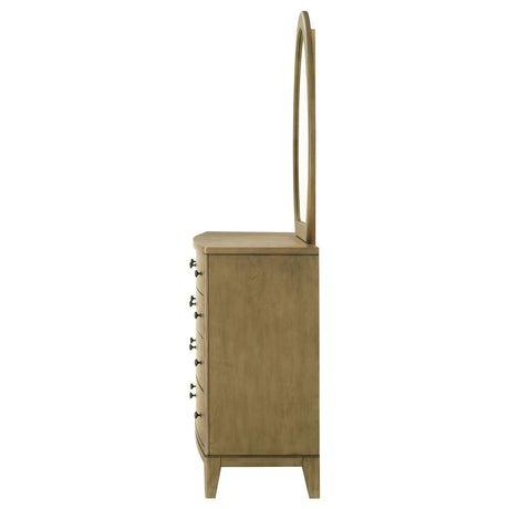 Granada 8-drawer Dresser and Mirror Natural Pine - Home Elegance USA