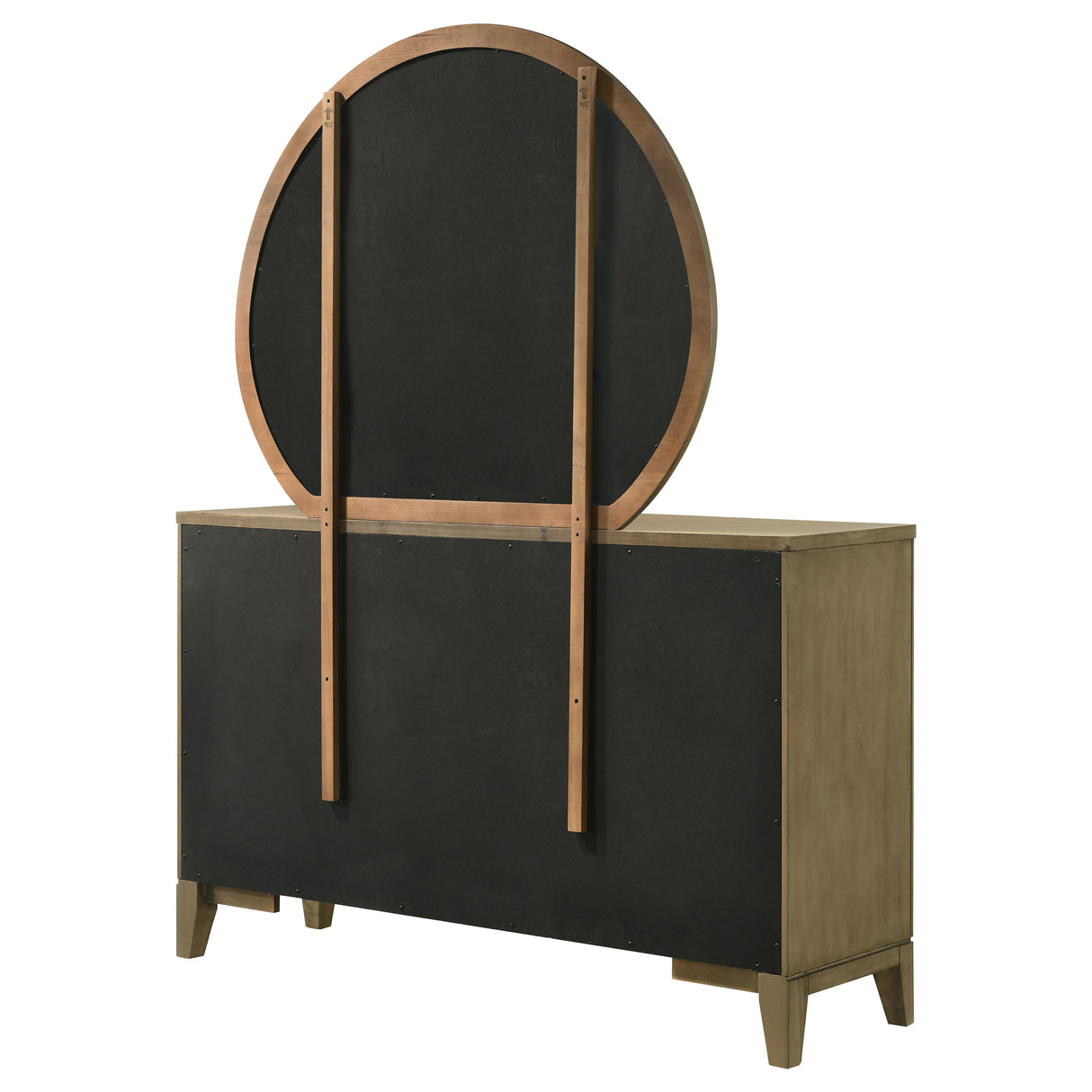 Granada 8-drawer Dresser and Mirror Natural Pine - Home Elegance USA