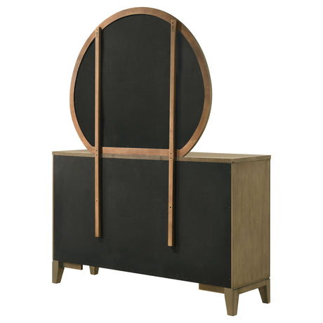 Granada 8-drawer Dresser and Mirror Natural Pine - Home Elegance USA