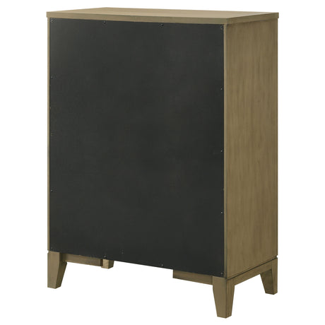 Granada 5-drawer Bedroom Chest of Drawers Natural Pine - Home Elegance USA