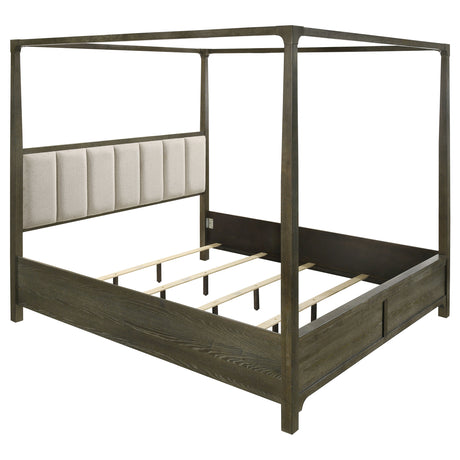 Gran Park 4-piece Eastern King Bedroom Set Dark Cocoa - sold by Home Elegance USA