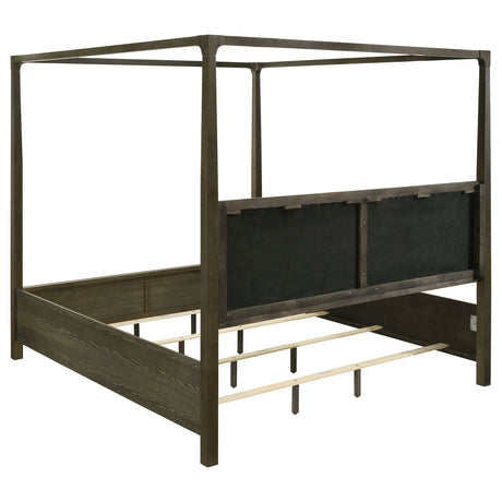 Gran Park 5-piece Eastern King Bedroom Set Dark Cocoa - sold by Home Elegance USA