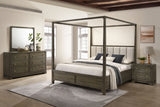 Gran Park 4-piece Queen Bedroom Set Dark Cocoa - sold by Home Elegance USA