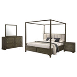 Gran Park 4-piece Queen Bedroom Set Dark Cocoa - sold by Home Elegance USA