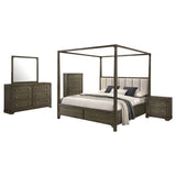 Gran Park 5-piece Queen Bedroom Set Dark Cocoa - sold by Home Elegance USA