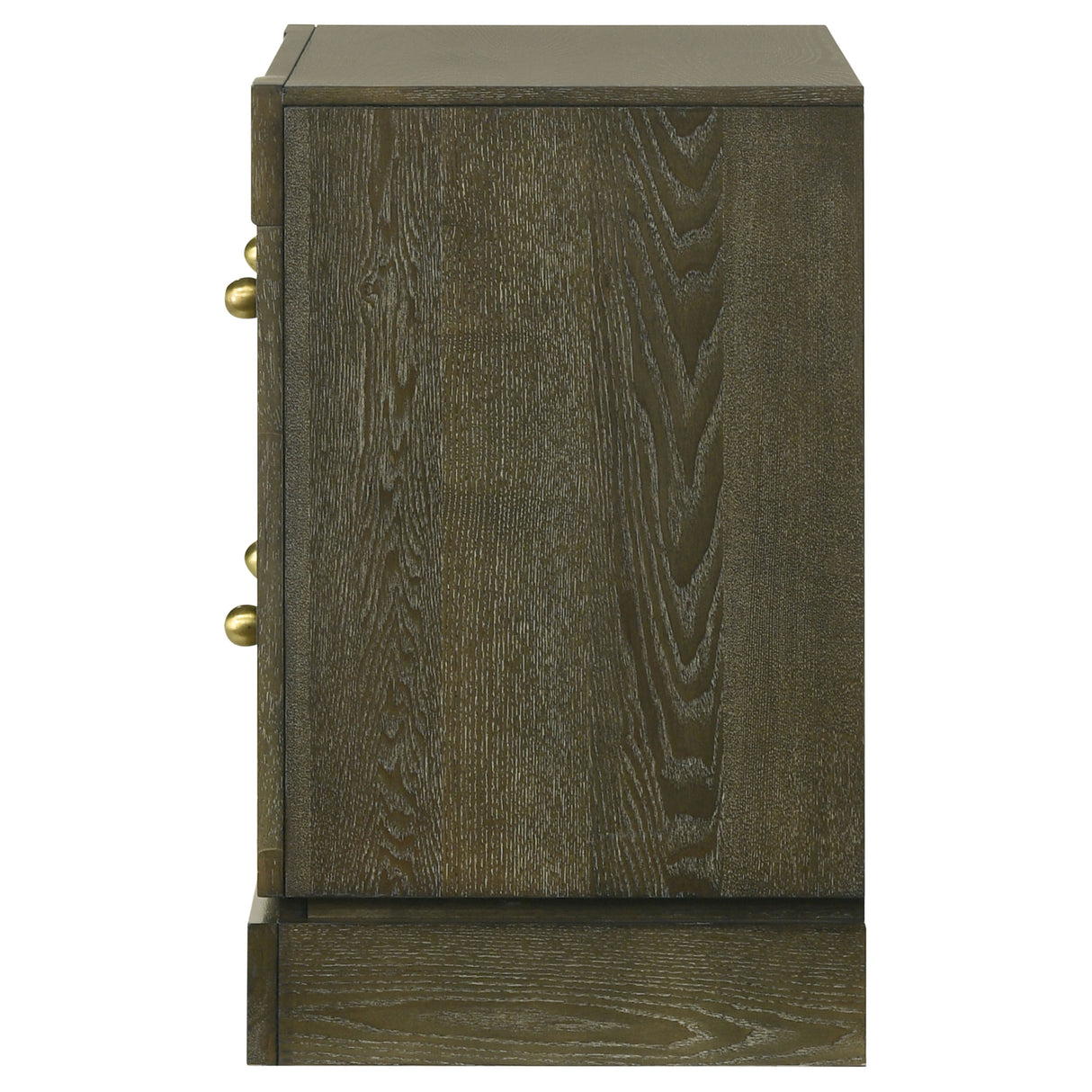 Gran Park 2-drawer Nightstand Bedside Table Dark Cocoa - Home Elegance USA