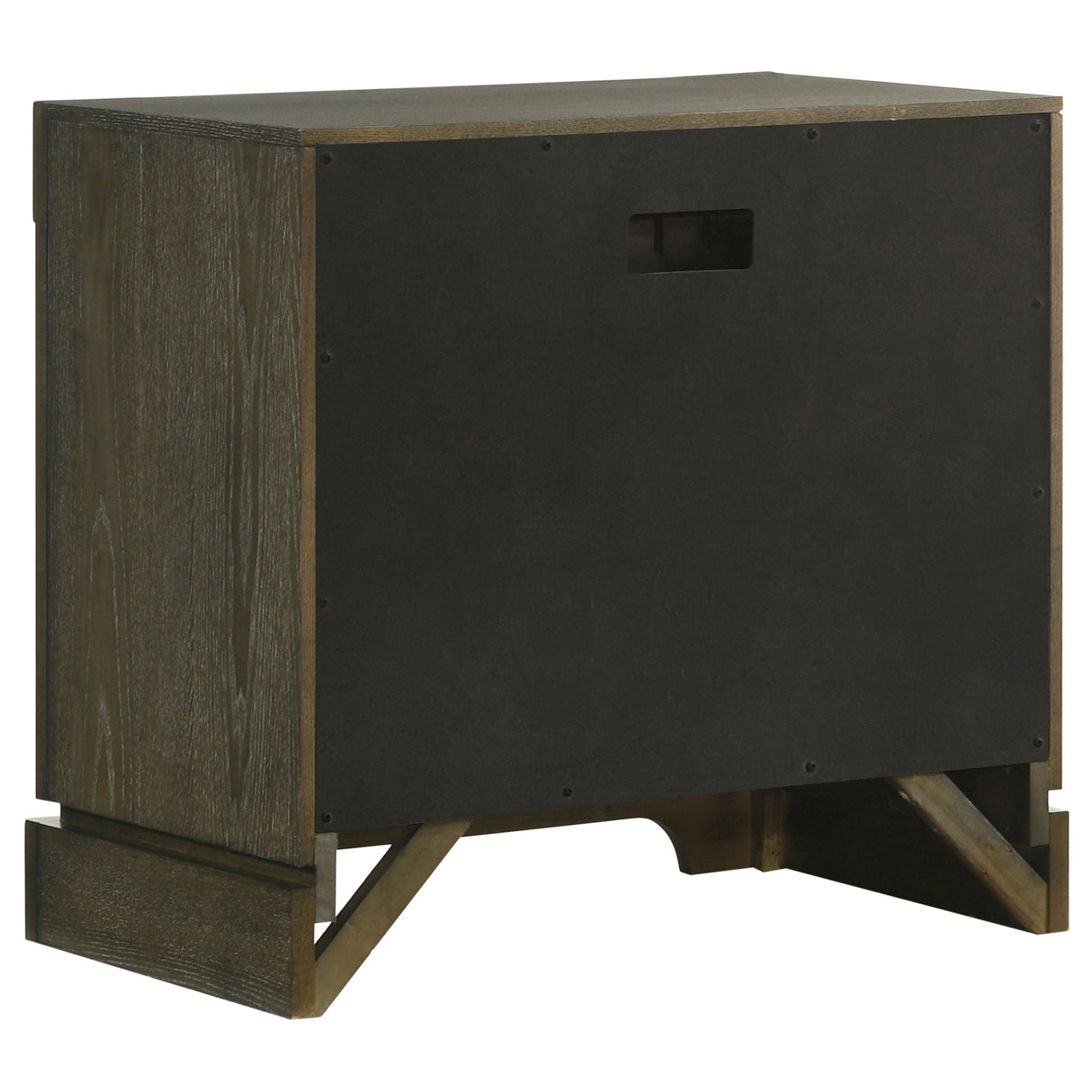 Gran Park 2-drawer Nightstand Bedside Table Dark Cocoa - Home Elegance USA