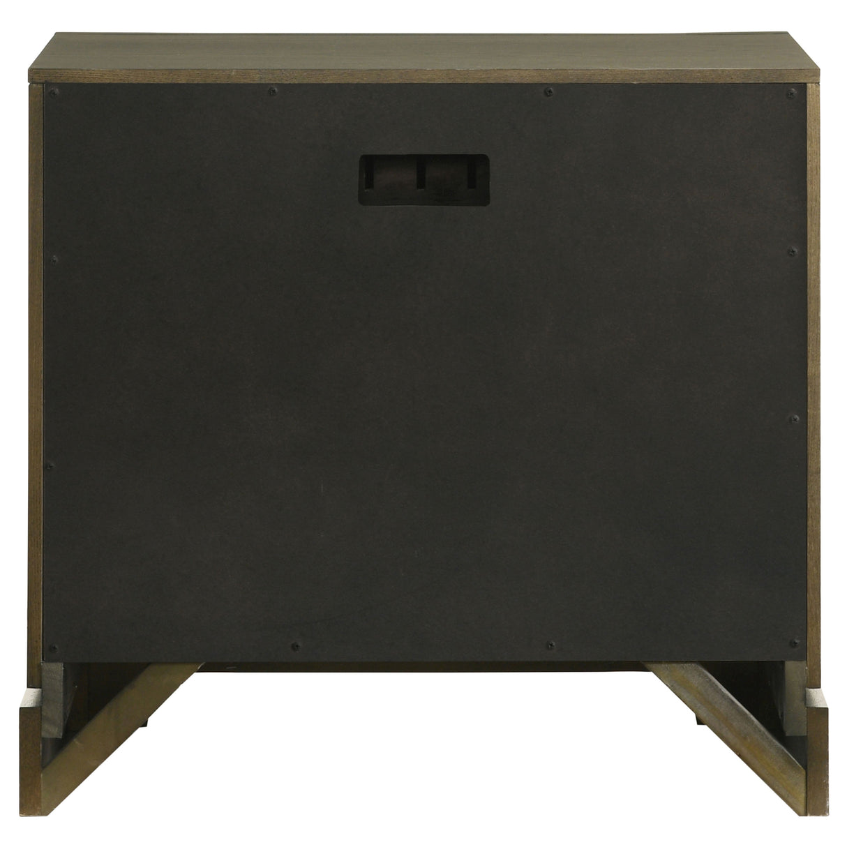Gran Park 2-drawer Nightstand Bedside Table Dark Cocoa - Home Elegance USA