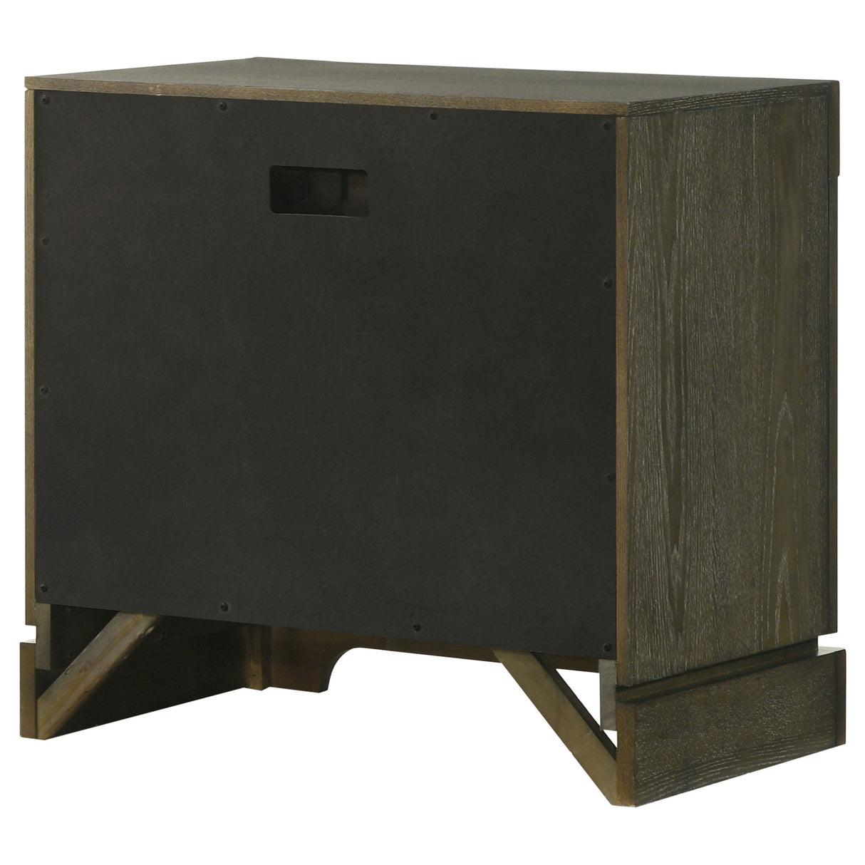 Gran Park 2-drawer Nightstand Bedside Table Dark Cocoa - Home Elegance USA