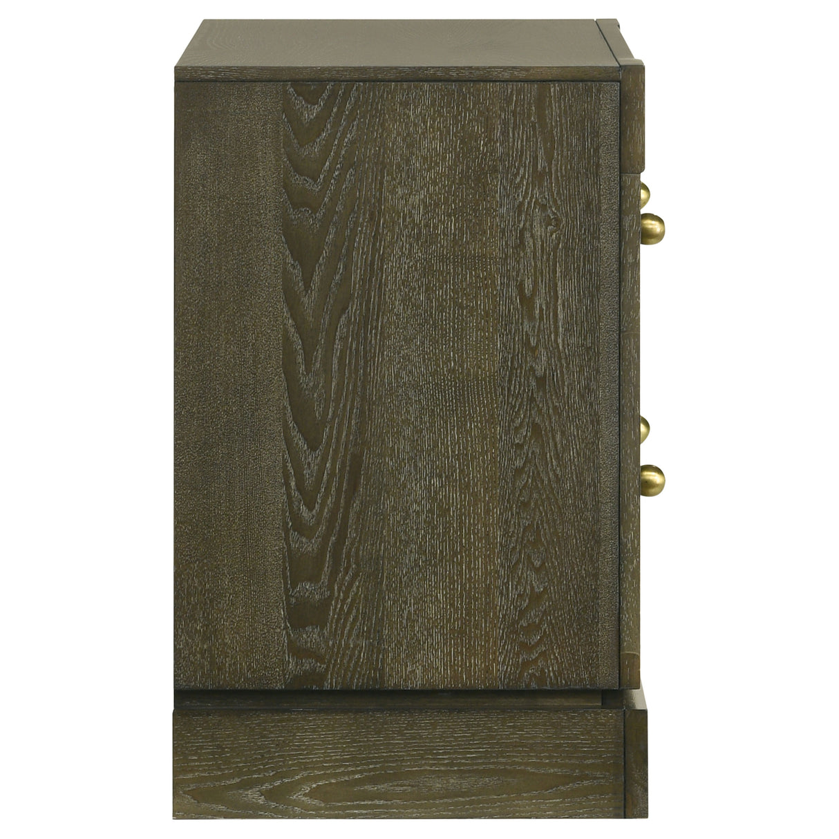 Gran Park 2-drawer Nightstand Bedside Table Dark Cocoa - Home Elegance USA