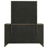 Gran Park 6-drawer Dresser and Mirror Dark Cocoa - Home Elegance USA