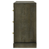 Gran Park 6-drawer Dresser Cabinet Dark Cocoa - Home Elegance USA