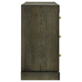 Gran Park 6-drawer Dresser Cabinet Dark Cocoa - Home Elegance USA