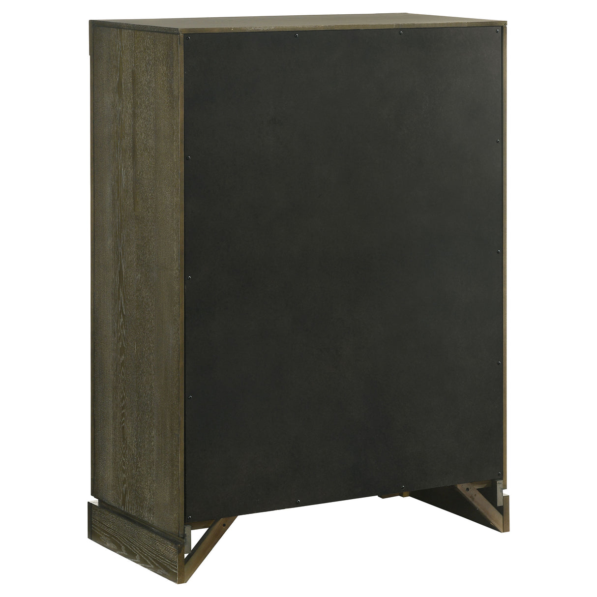 Gran Park 5-drawer Bedroom Chest of Drawers Dark Cocoa - Home Elegance USA