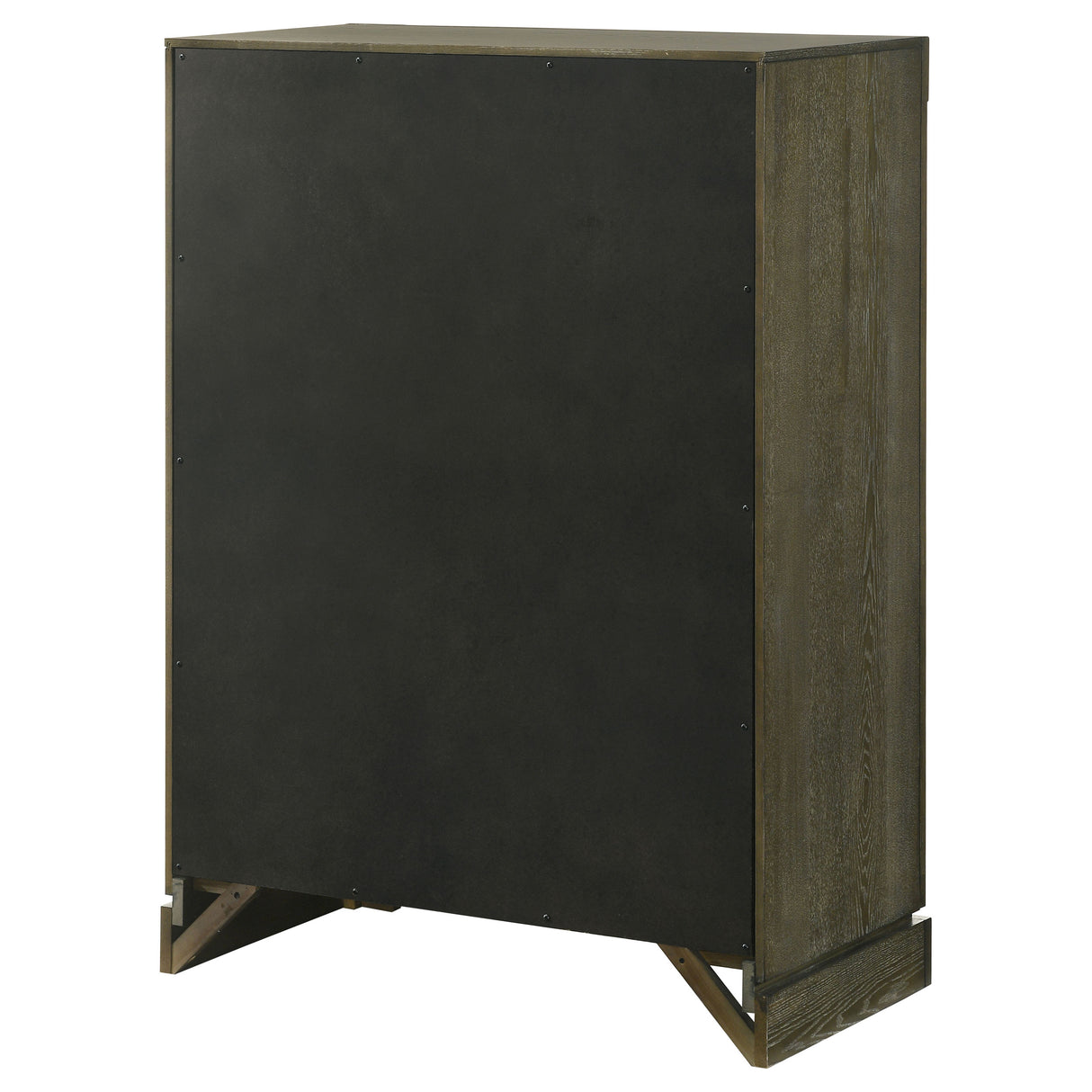 Gran Park 5-drawer Bedroom Chest of Drawers Dark Cocoa - Home Elegance USA