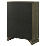 Gran Park 5-drawer Bedroom Chest of Drawers Dark Cocoa - Home Elegance USA