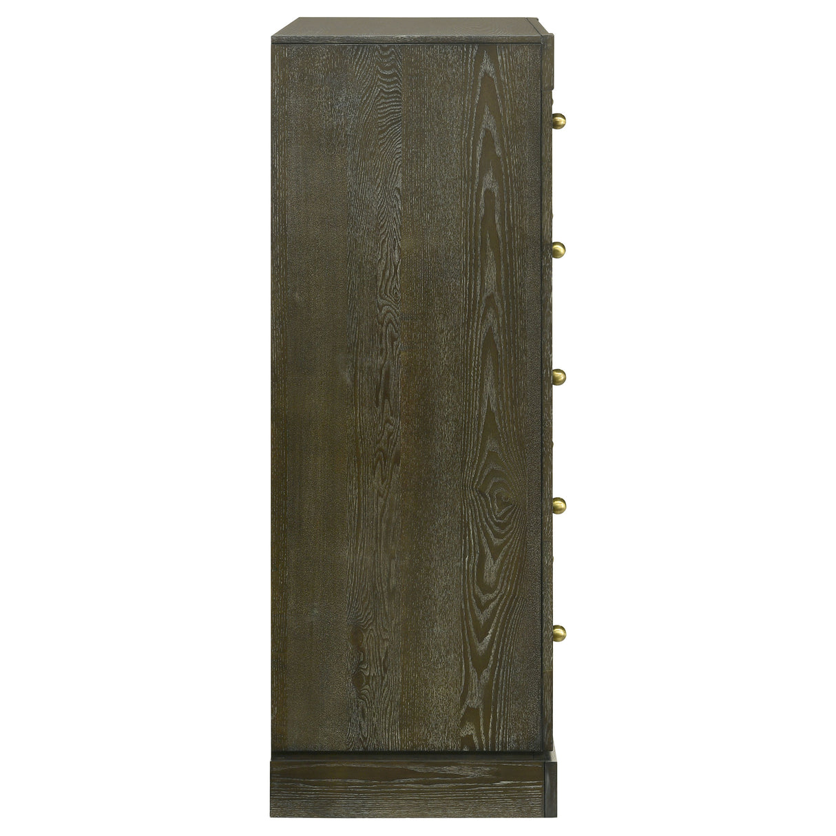 Gran Park 5-drawer Bedroom Chest of Drawers Dark Cocoa - Home Elegance USA