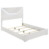 Ives 4-piece Queen Bedroom Set White High Gloss - sold by Home Elegance USA