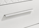 Ives 5-piece Queen Bedroom Set White High Gloss - sold by Home Elegance USA