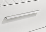 Ives 6-drawer Dresser and Mirror White High Gloss - Home Elegance USA