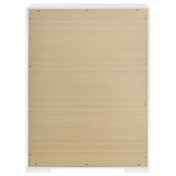 Ives 5-drawer Bedroom Chest of Drawers White High Gloss - Home Elegance USA