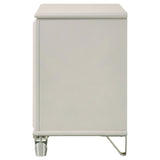 Olivia 2-drawer Nightstand Bedside Table Pearl White - Home Elegance USA